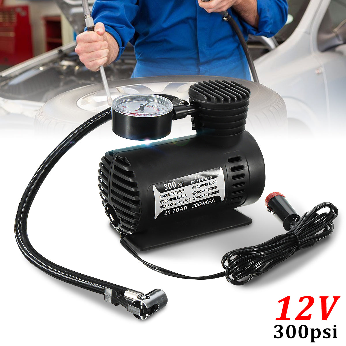 Mini Air Compressor – Powerful, Portable Tyre Inflator for Every Drive